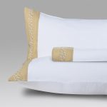 Edera sheet set giallo cuoio