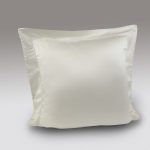 lazy silk euro sham bianco naturale